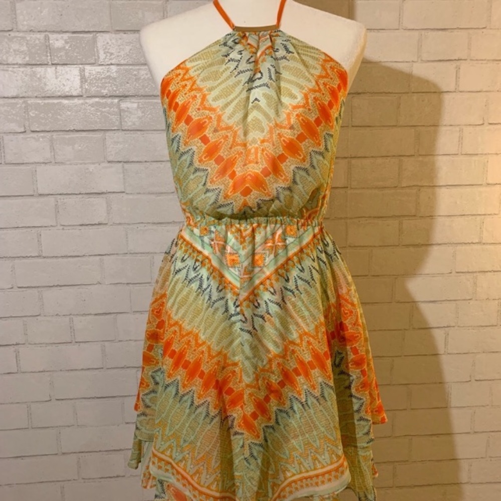 Sexy orange BeBe summer dress🍊🍊